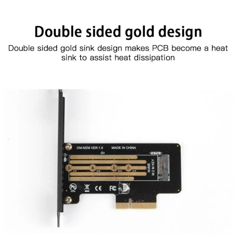 Tishric  ī  , ̴  ũ,  ̽ , Mb Key Nvme Ngff to Pcie 4x ޴ M.2 Ssd Sata LED