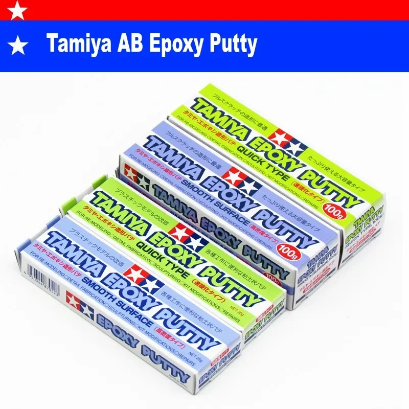 Tamiya AB Epoxy Putty Quick Dry Smooth Surface for Model Hobby kit Building Repair Tools 87051 87052 87143 87145 model tools,model building parts