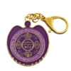 Feng Shui 7 Chakra Snake Amulet Jewels Life Force Keychain Healing Key Chain 5