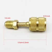 Kit de service de manomètre de réfrigérant de climatiseur pour R12/R22/R134/R502 avec tuyau adaptateur avec adaptateur 5
