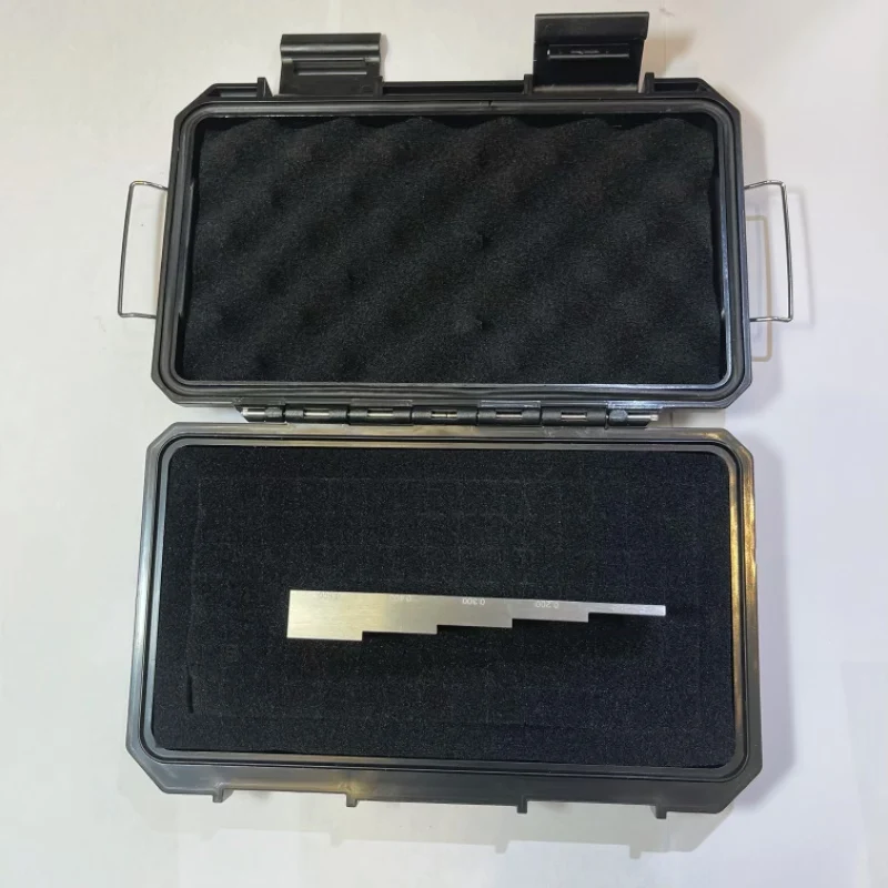 Deentest 5 Step Calibration Block 0.100"-0.200"-0.300"-0.400"-0.500" Inch 1018 Steel for Thickness Gauge Calibration UT Block calibration block