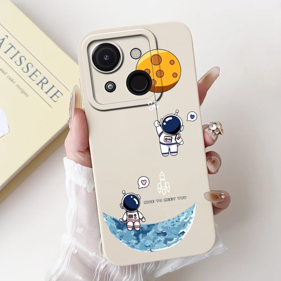Cute Cat & Floral Silicone Phone Case - Stylish Protective Bumper