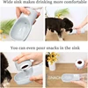 Pet Dog Water Bottle Feeder Bowl Portable Water Food Bottle Pets Outdoor Travel Drinking Dog Bowls Water Bowl for Dogs 5
