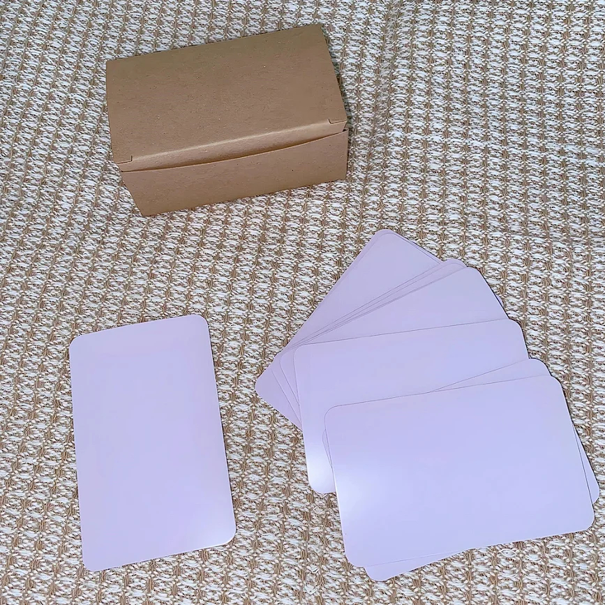 Card Making Kit Cardstock Colored A6 Folded Blank Cards with Envelopes