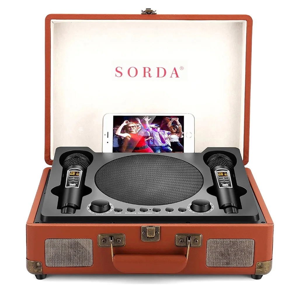 Set Di Altoparlanti Stereo Per Karaoke Per La Casa Bluetooth Senza Fili Con Microfono Altoparlante Per Teatro Familiare Tipo Di Tweeter Portatile Per 