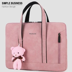 Bolso para ordenador portátil para mujer, maletín impermeable a la moda, 12, 13,3, 14, 15, 15,6 pulgadas