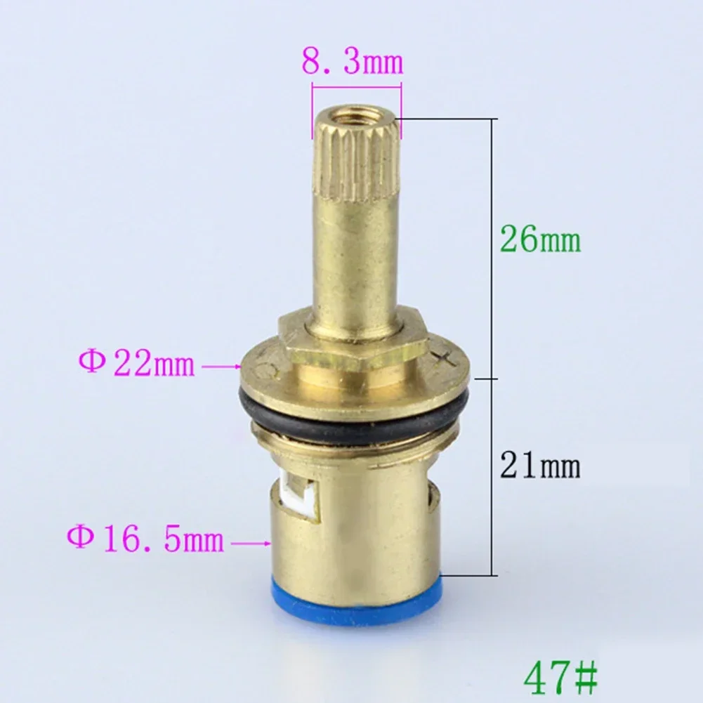 Tap Valve Spool Replacement Quick Opening Valve Water Tap Accessories Ceramic Disc & Silicon Washer Gasket Insert