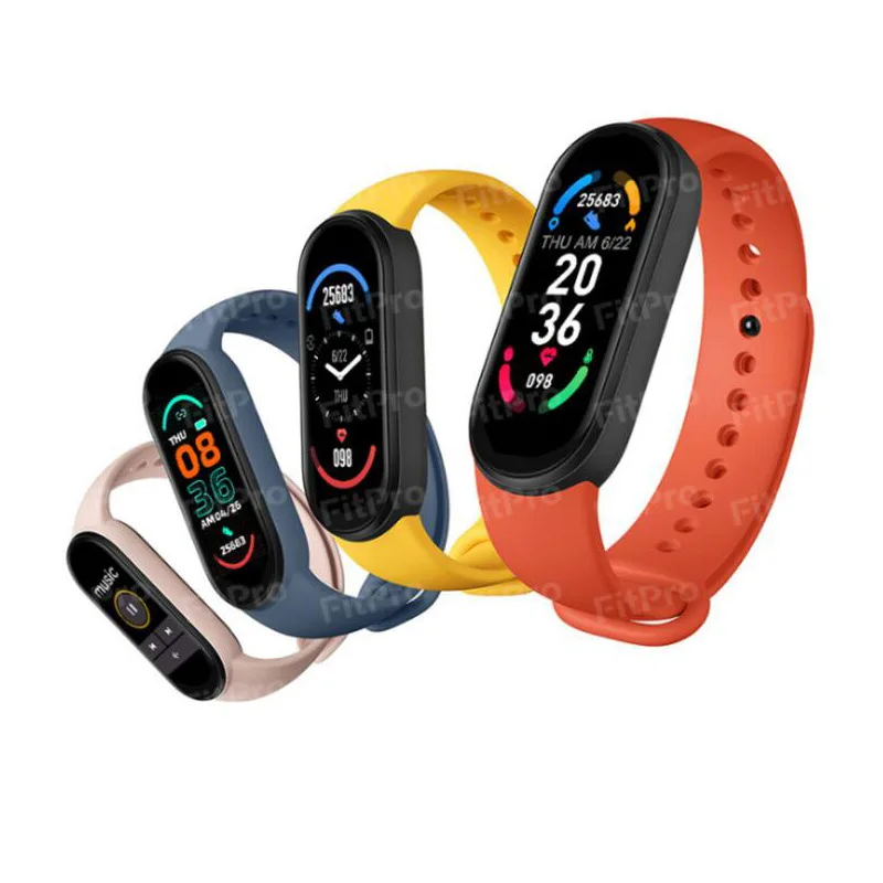 

M6 magnetic smart bracelet exercise pedometer Bluetooth electronic bracelet heart rate blood pressure blood oxygen monitoring