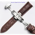 Borwn-silver buckle