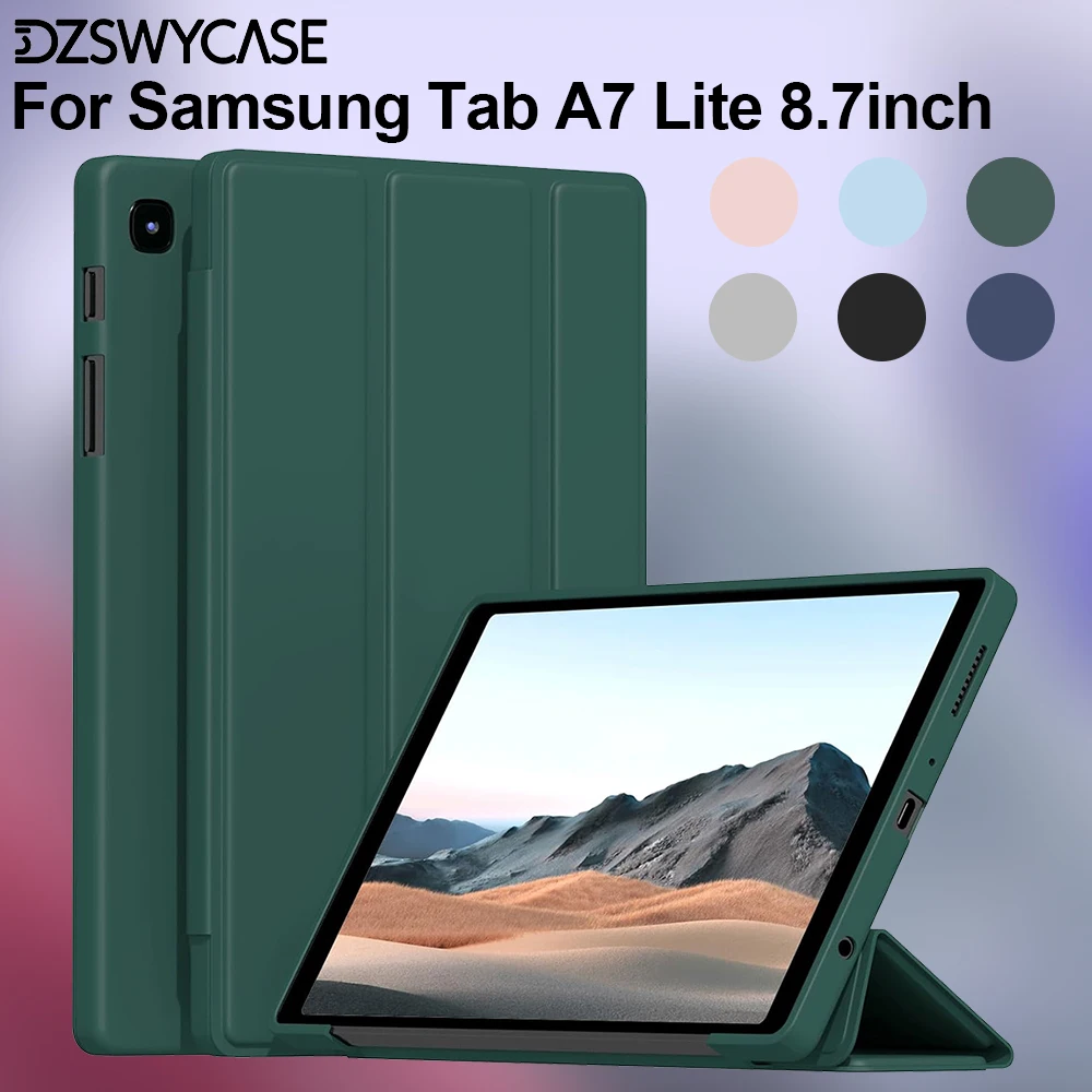 Slim Lightweight Trifold Stand Cover with Soft TPU Back and Auto Sleep/Wake Function