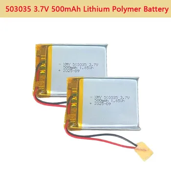503035 Batteria ai polimeri di litio agli ioni di litio da 3,7 V 500 mAh per altoparlante Radio VCR Celle ricaricabili GPS a luce LED