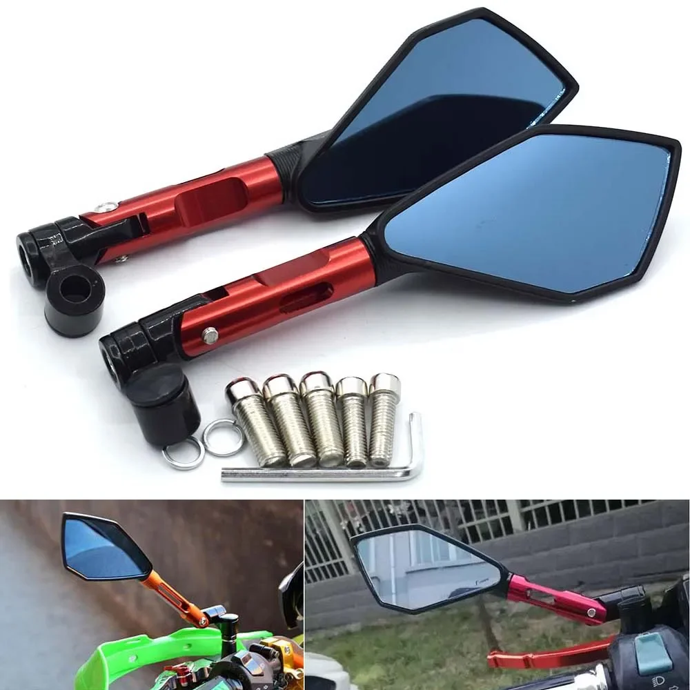 

Universal 8mm 10mm motorcycle rearview mirror CNC aluminum alloy For Honda CB1100 CB190R CB300F CB500F CB600F CB1100R NC750S