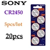 5-30pcs For Sony CR2450 Battery cr 2450 For Car Watch Toys Remote Control Computer Calculator Control 5