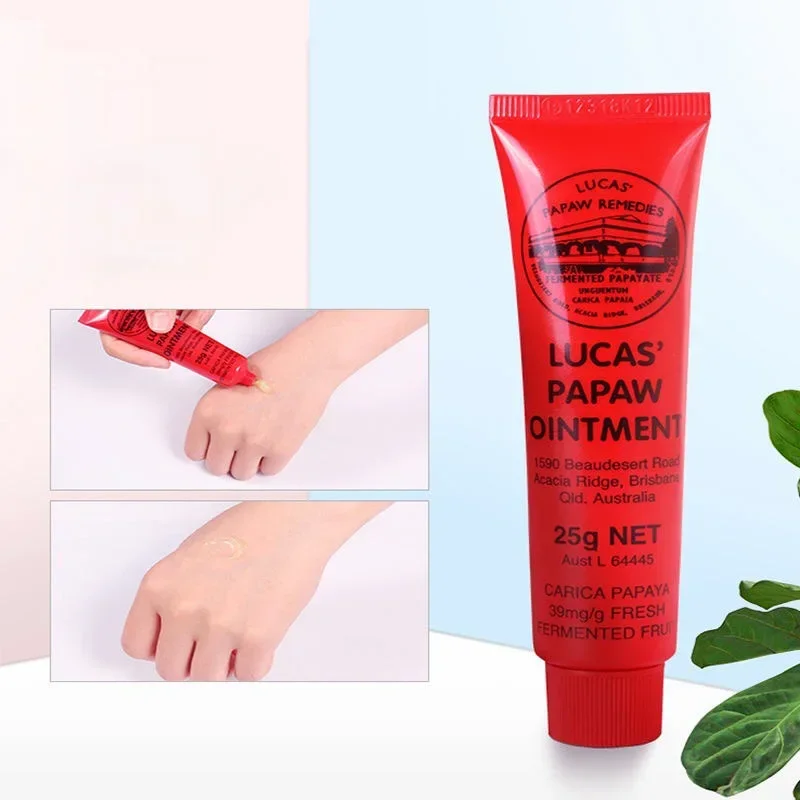 Lucas Papaw Ointment Multifunctional Lip Protector Hydrating Lip Balm Diaper Natural Plant Cream Papaya Cream Korean Cosmetics 2