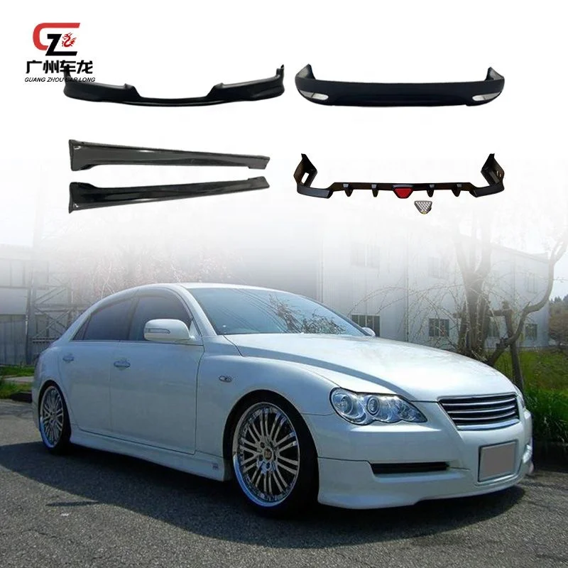 

Factory Direct ABS Material Car Bumper Front Lip Rear Lip Side Skirts For Toyota Reiz Mark X 2005-2009 Car Bodykit