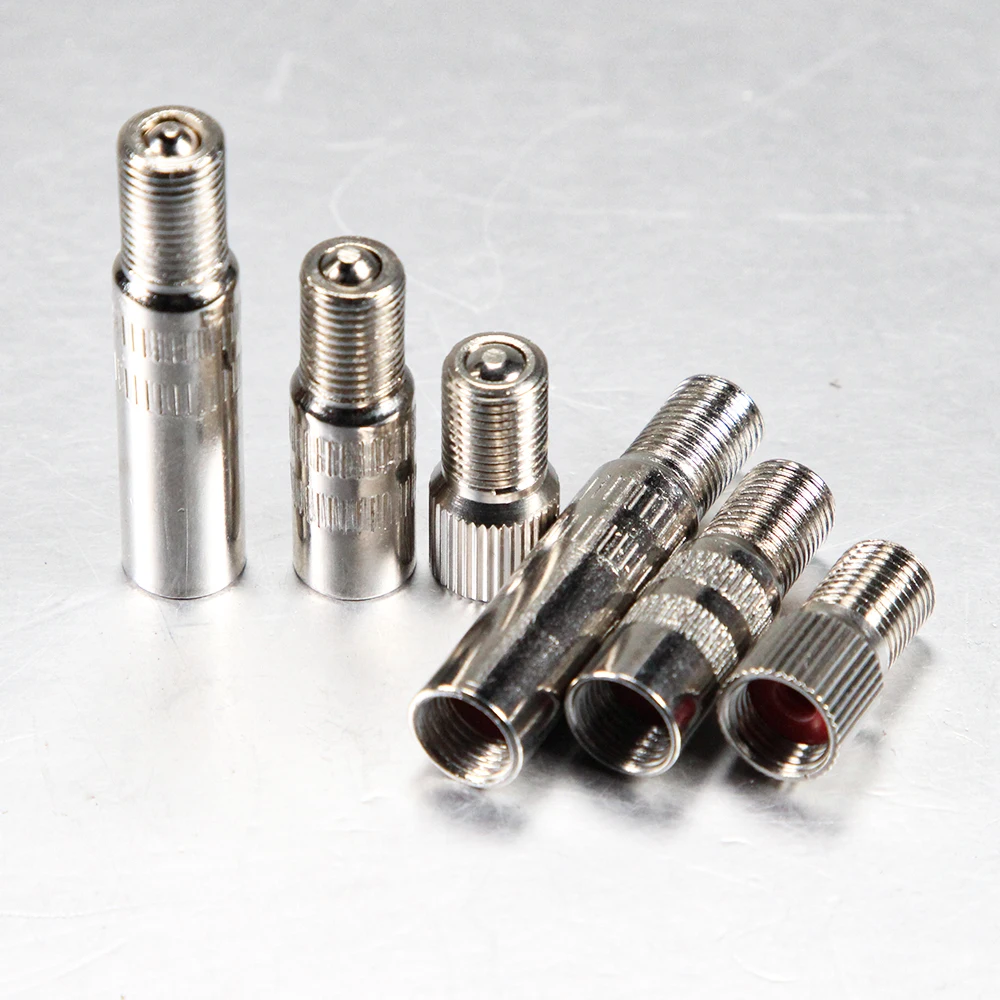 4-Pack 19mm Chrome Tire Valve Stem Extenders – M8x0.8, Fits Cars & Trucks