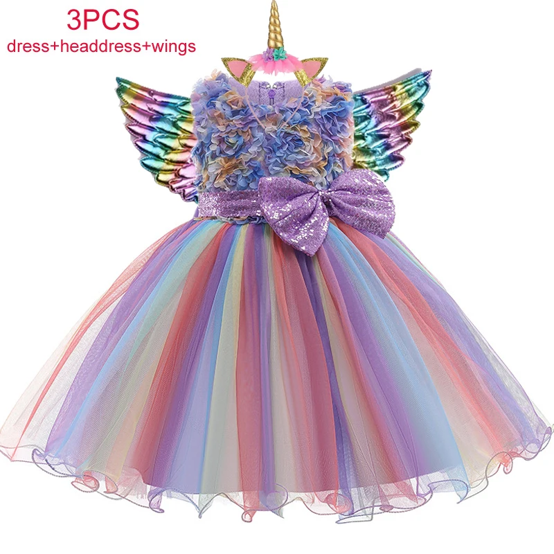 Carnival Unicorn Dress Easter Princess Dress Kids Dresses For Girls Costume Children Birthday Dress Wedding Dress Vestidos 2-10 Carnival Unicorn Dress Easter Princess Dress Kids Dresses For Girls Costume Children Birthday Dress Wedding Dress Vestidos 2-10