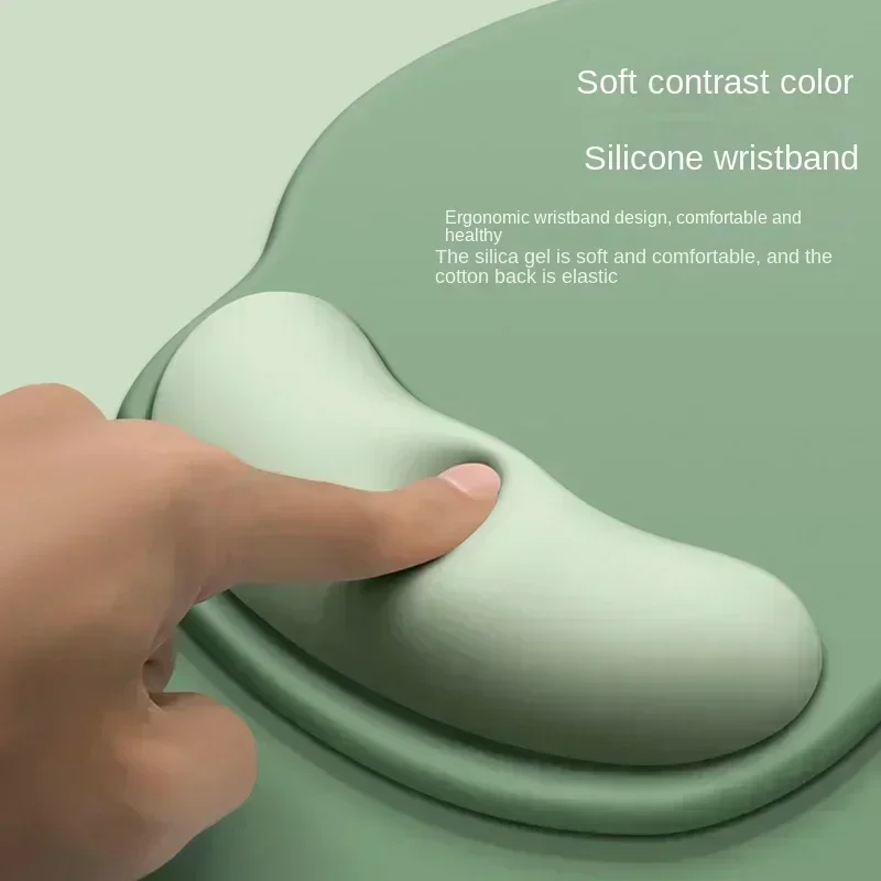 Mouse Pad Gradient Comfortable Wrist Support Non Slip Soft Computer Silicone