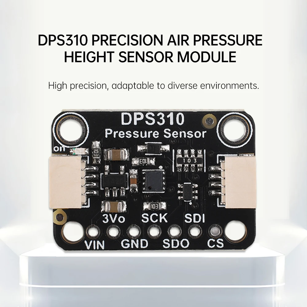 Capteur de hauteur barométrique ±0.02m I2C/SPI pour drone