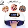 NOQ SUN H4 Plus Max72W Lamp for Manicure Nails Two Hands Sun UV LED Gel Polish Nail Dryer 36 Leds Manicure Machine 3