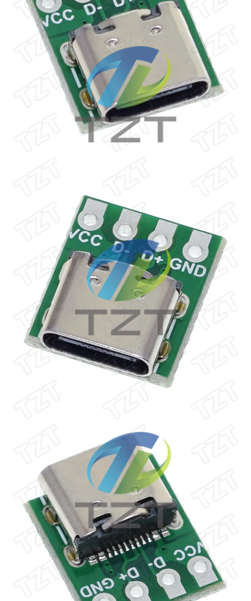 1/5/10PCS USB 3,1 Typ C Stecker 16 Pin Test PCB Board Adapter 16P Stecker Buchse für Daten Linie Draht Kabel Übertragung – Detail 3