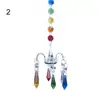 Fuax Crystal Hanging Decorations Outdoor Window Rhinestone Sparking Pendant Hanging Ornament Home Garden Decor 5