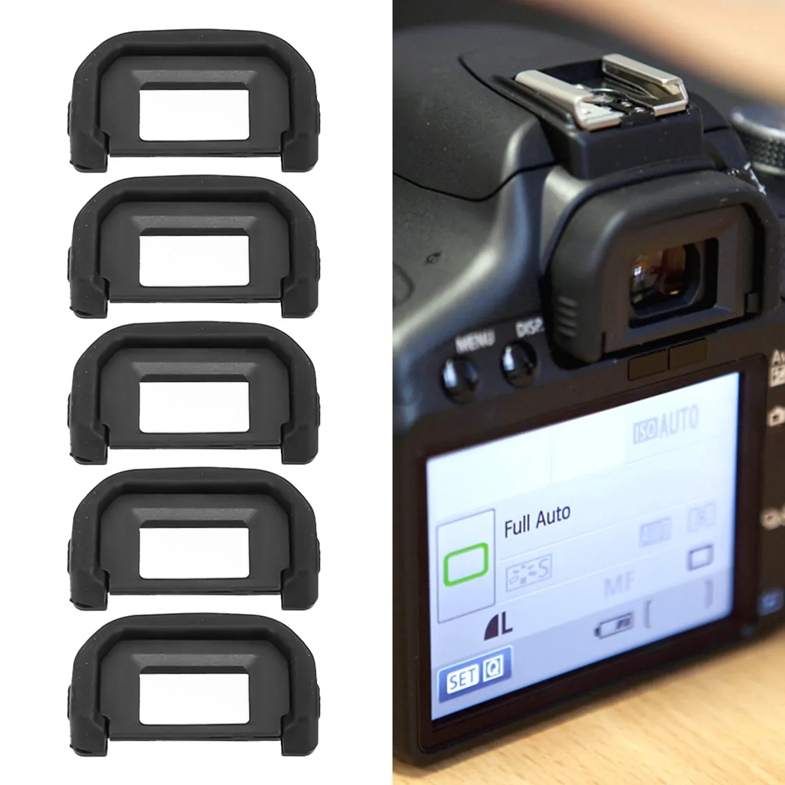 5pcs Rubber Eye Cup EF Viewfinder Eyecup Eyepiece Canon 500D 550D 600D 650D DSLR Camera Accessories,camera viewfinder accessories
