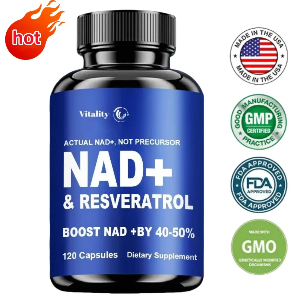 Nad Resveratrol Supplements 120 Capsules