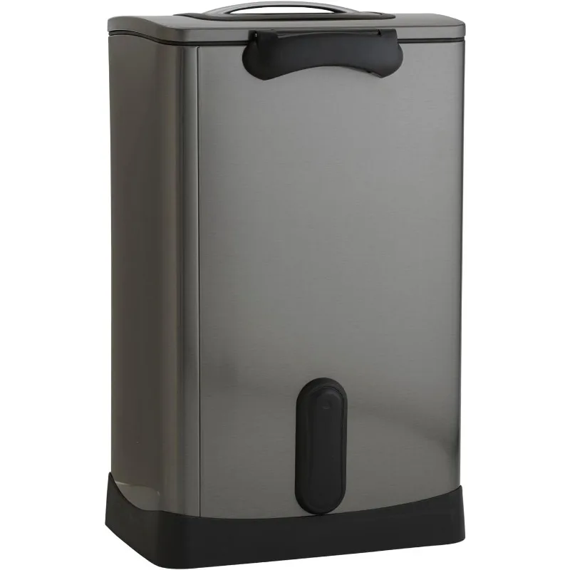 Household Essentials TK10XL-1 Trash Krusher 50L, 50 Liter, Black Stainless 6
