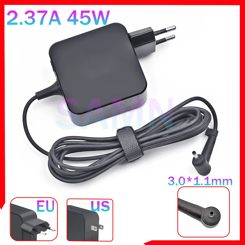 Laptop Carregador Adaptador de Alimentação ca para Acer Spin Sp11132n Sp31451 Sf113-31 Sf114-32 Swift Sf514-52t 19v 2.37a 45w