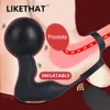 Inflatable Prostate Massager Penis Ring Anal Vibrator for Men Remote Control Expansion Anal Butt Plug Sex Toy for Adult 18 1