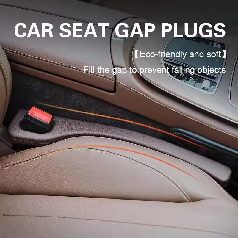 Car Seat Gap Filler 2PCS with Storage Slot