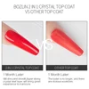 BOZLIN 15ml 2 IN 1 Crystal Top Coat Transparent Soak Off UV LED Nails Art Manicure Gel Nail Polish Varnishes Primer Function Gel 4