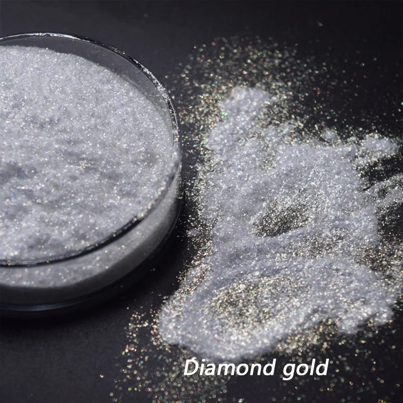 20G White Diamond Powder ,Iridescence Pearlescent Dust,Cosmetic Grade