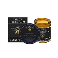 Crème pour le visage au Tallow de boeuf, baume au miel cru biologique, soins pour la peau, éclaircissant, rempli d'herbe, hydratant pour le corps fouetté naturel, Lotion hydratante 2