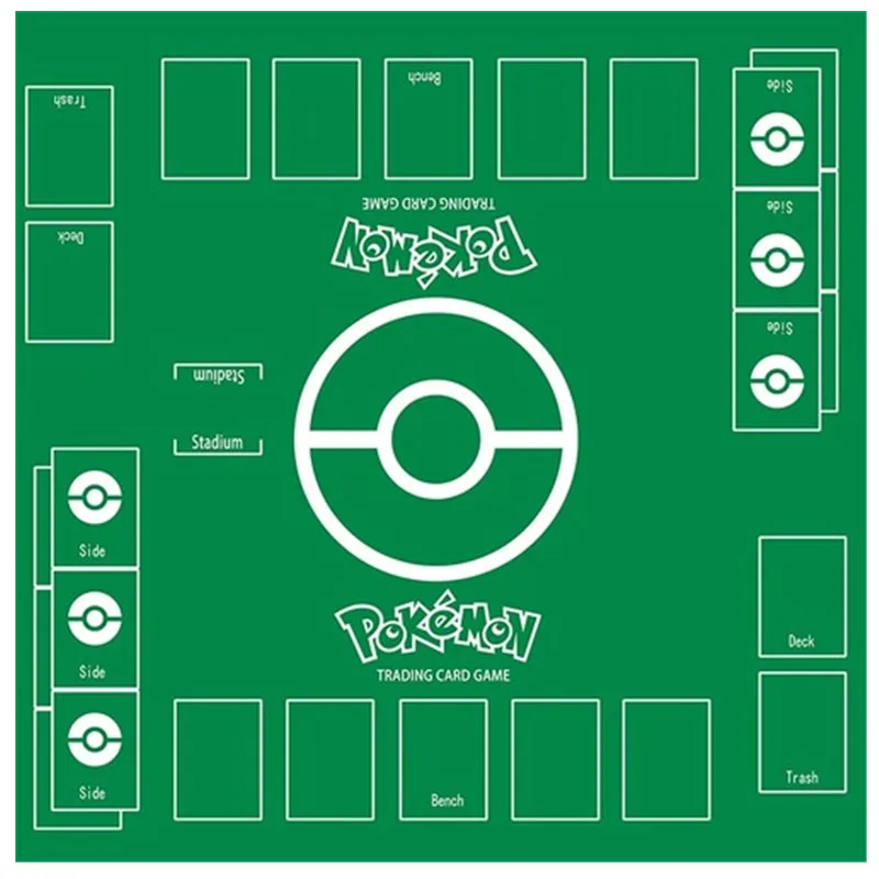 PTCG Pokemon Card Battle Game 2 Player Fighting Game Table Mat Pikachu Charizard Game Collection Cards Kids Gift Toys