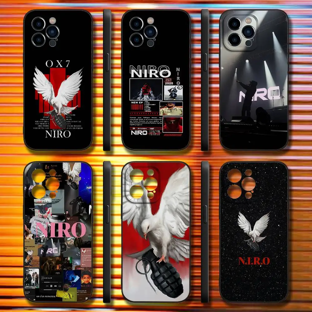 Sleek Soft Black Phone Case by N-NIRO OX7