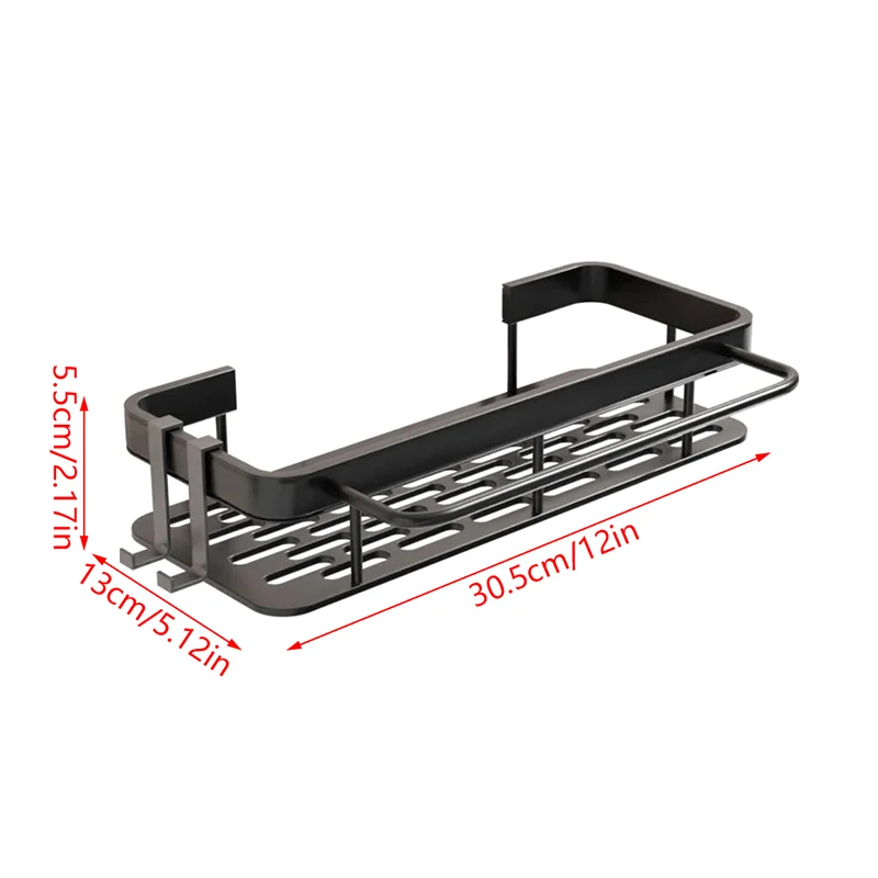 1Pc Multifunctional Sponge Rack Drainer Kitchen Shelf Sink Rag Holder Bathroom Rack Dishwashing Detergent Dishcloth Organizer