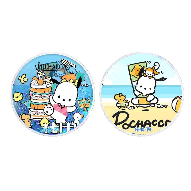 Sanrio Kuromi PVC Rabbit Quicksand Coaster, Insulated Coaster