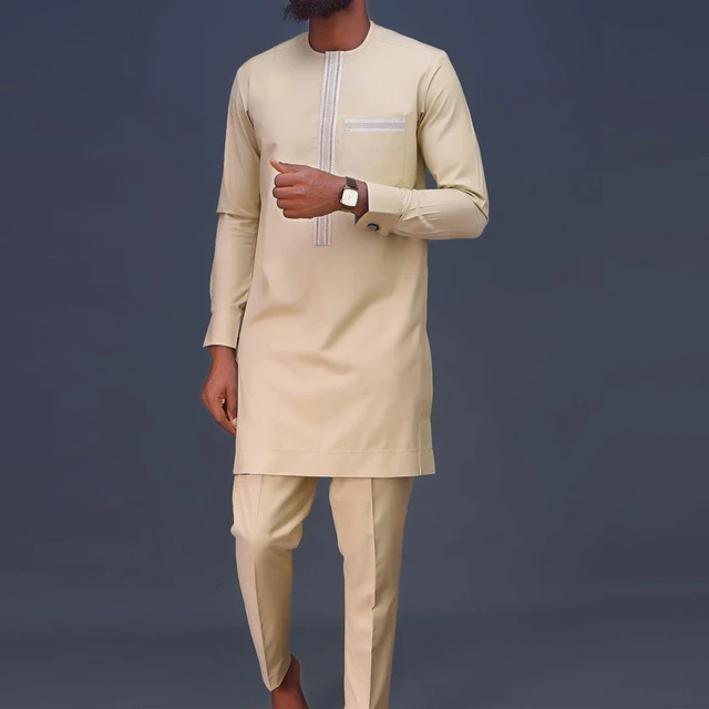 Mustapha 2 Piece Embroidered Dashiki Outfit