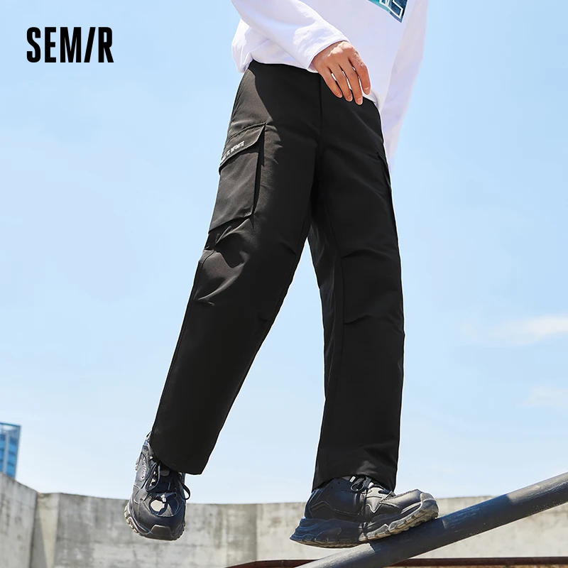 

Semir 2024 Spring And Autumn Pants Workwear High Street Fashion Men Fashion Loose Straight Casual Pant Men New Style