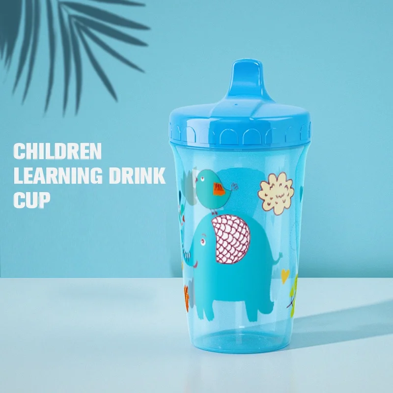 Baby No Spill Drinking Cup 300ml Toddler Child Bite Proof BPA Free Training Cup Newborn