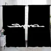 Window Kitchen Curtains for Living Room 2 Pieces Blackout Curtains Door Curtain T-toyota-a S-supra Bedroom Decoration Partition 4