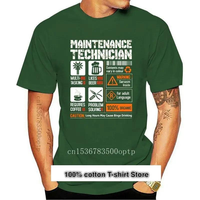 

Camiseta de mantenimiento TECH para hombres y mujeres, camiseta exclusiva (5)
