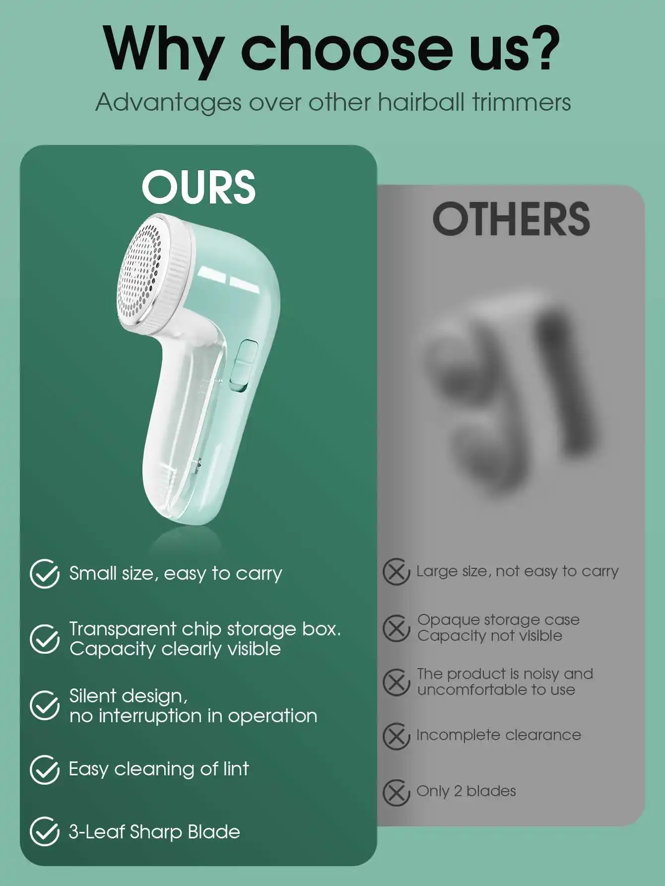 Household Clothing Shaver Fabric Remover USB Rechargeable Electric Hair Remover Portable Fluff Trimmer Professional Hair Remover 2