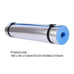 10mm Thick Non - Slip Exercise Mat - Moisture - Proof EVA Foam for Yoga, Pilates, Camping & Picnics (8mm)