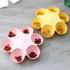 6 In 1 Dog Bowl Puppy Slow Feeder Dog Bowl Cat Water Bottle Flower Shape Cat Water Feeding Bowl Healthy Diet Dish Pet Accessory 1