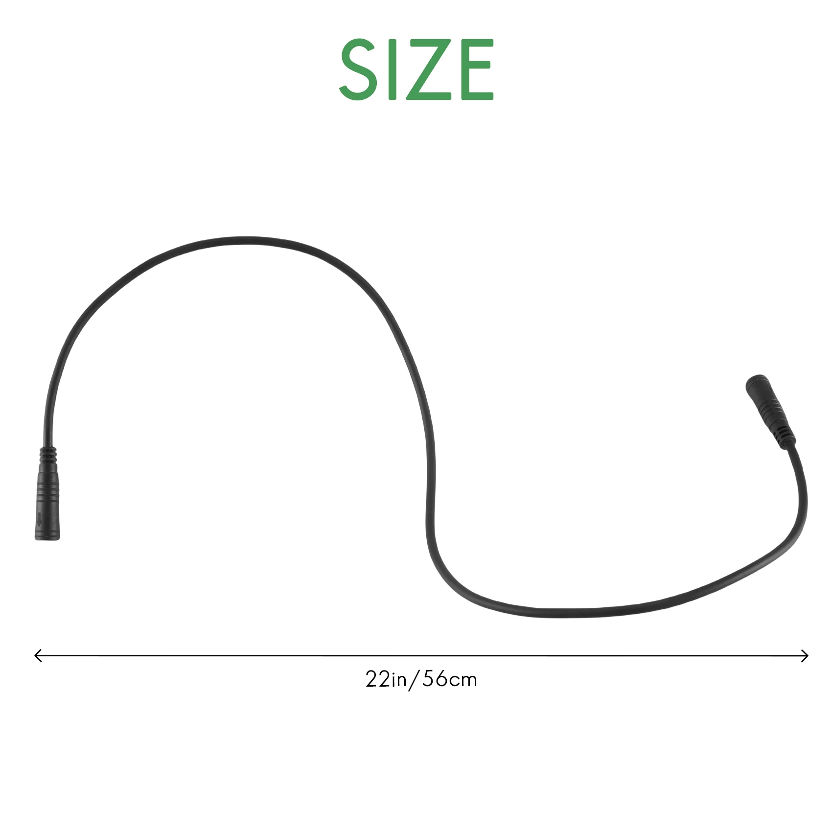 Electric Bicycle Ebike 5 Pin Female to Female Display Extension Cable Connector for Bafang Mid Motor BBS01/BBS02/BBSHD