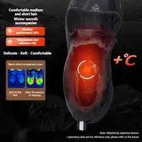 Chaussures de course légères en maille pour hommes, série thermique, baskets polyvalentes, rebond, peluche, chaud, mâle, Leuven, 672442220B, nouveau, hiver, 361 4