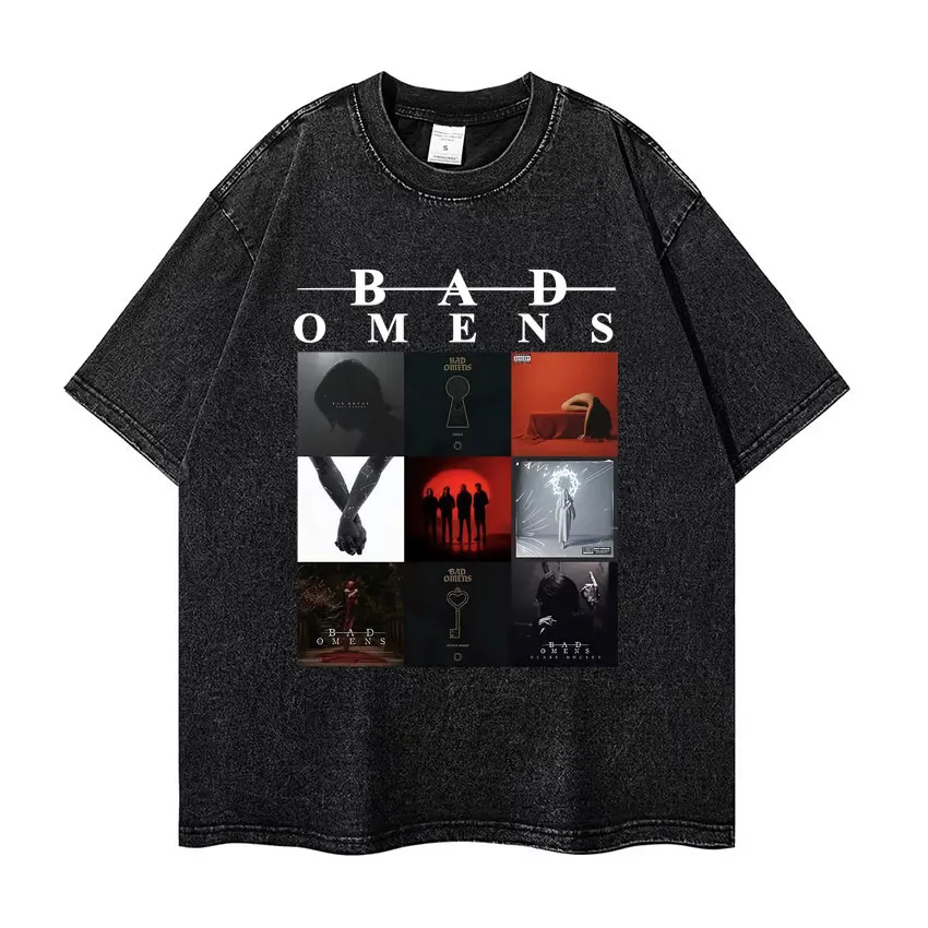 BAD OMENS バンT 半袖 Tシャツ L ブラック 黒 海外 洋楽 BAD OMENS バンT 半袖 Tシャツ L ブラック 黒 海外 洋楽 BAD OMENS バンT